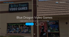 Desktop Screenshot of bluedragonvideogames.com